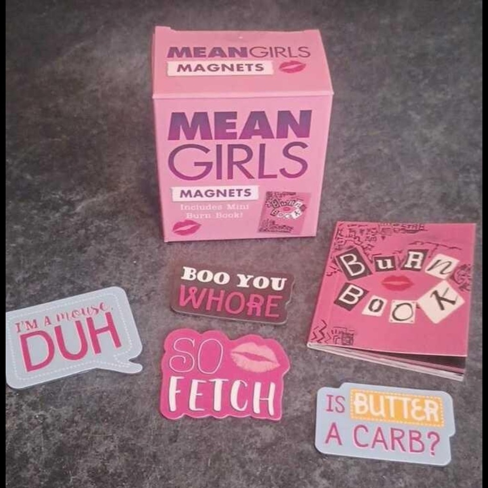 Mean Girls Magnet Set with Mini Burn Book - Picture 1 of 1